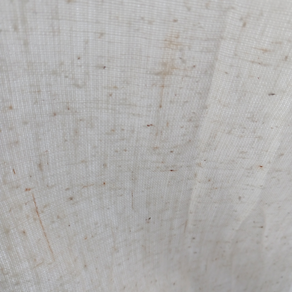 Cream Long Sleeve Maxi Dress with Red Trim - Picture 14 of 15